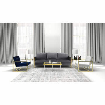 Modern Coffee Tables with Lucite Acrylic Legs