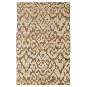 Capel Williamsburg Tucker Gold 1722_175 Hand Knotted Rugs - 3' 6" X 5' 6"