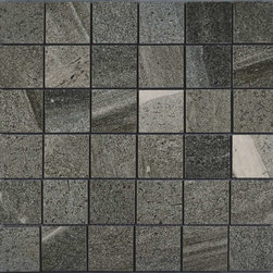 Track Mosaic: Square Line - Mosaic Tile