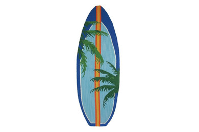 Surfboard Palms Accent Rug