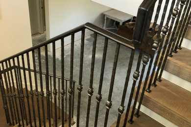 Staircase - craftsman staircase idea in Denver