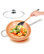 Fry Pan With Glass Lid-Blue, Compatible With Dishwasher, 30cm
