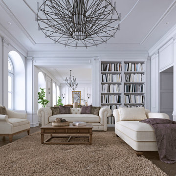 Grand white room