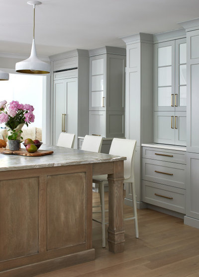 Transitional Kitchen by Jules Duffy Designs
