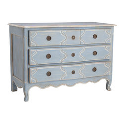 Louis XV Three Drawer Chest - Dressers