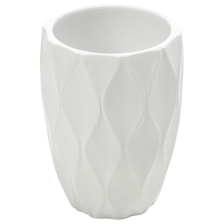 Wave, White, Tumbler