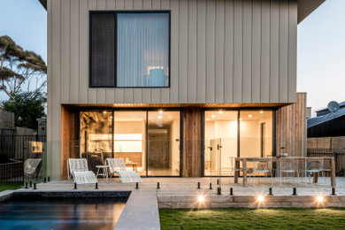 Design ideas for a modern exterior in Geelong.