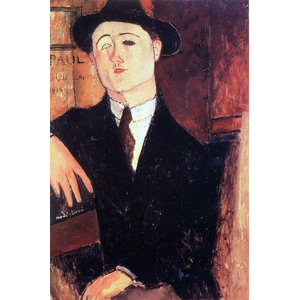 Paul Guillaume poster portrait portrait Novo Pilota Amedeo Modigliani 