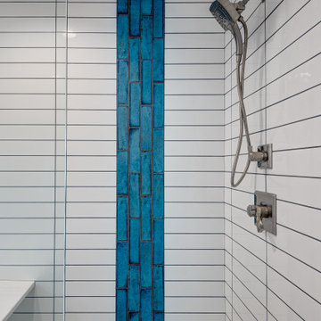 Modern Contemporary Master Bathroom with Argentinian Influence