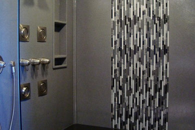 Inspiration for a modern bathroom remodel in Other