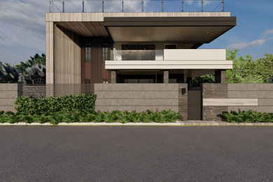 Inspiration for an exterior home remodel in Delhi