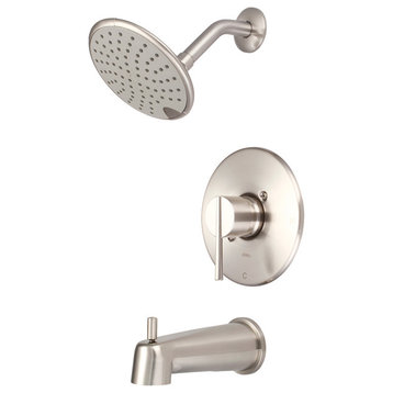 i2v Single Handle Tub/Shower Trim Set, Brushed Nickel