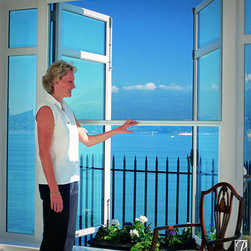 Window Phantom Screens - Vertical Blinds
