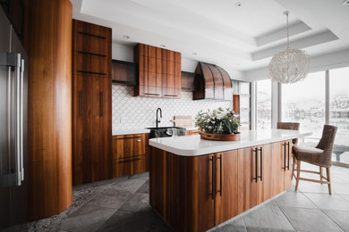 Inspiration for an eclectic kitchen remodel in Vancouver