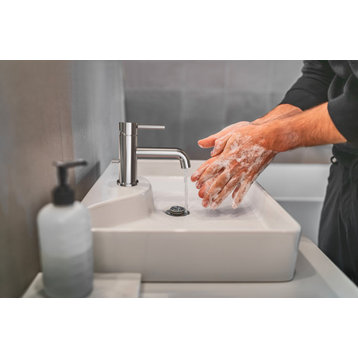 Motegi Single Handle Bathroom Sink Faucet, Polished Chrome