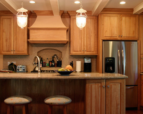 Oak Kitchen Cabinets Ideas, Pictures, Remodel and Decor