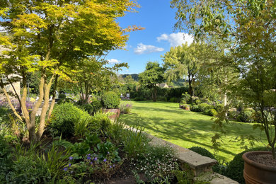 Eclectic garden in Gloucestershire.