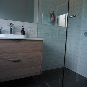Bold Contrasting Tiles