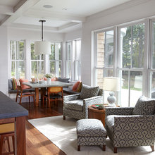 Corner Windows Dining Room