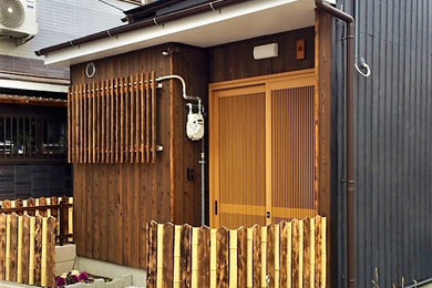 大阪にある和風のおしゃれな住まいの写真