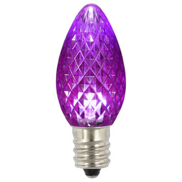Vickerman C7 Faceted LED Purple Twinkle Bulb 25/Bx