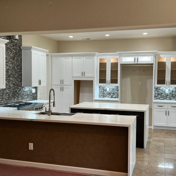 Kitchen Remodel | Custom Stone Countertops & Backsplash
