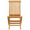 Vidaxl Folding Garden Chairs 8-Piece Set Solid Teak Wood