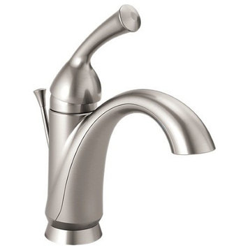Delta Haywood Single Handle Centerset Bathroom Faucet, Stainless, 15999-SS-DST