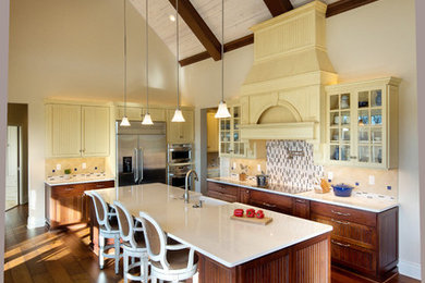 Kitchen - cottage kitchen idea in Wichita