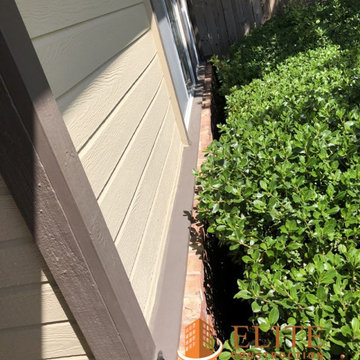 Lap siding, belly band trim and deck dry rot repair