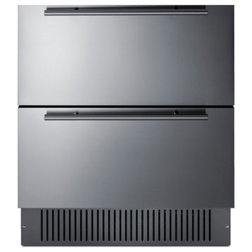 Summit SPR3032D 30"W 5.42 Cu. Ft. Refrigerator Drawers - Stainless Steel