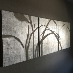 PLASTER AND FIBER SERIES - Mixed Media Art