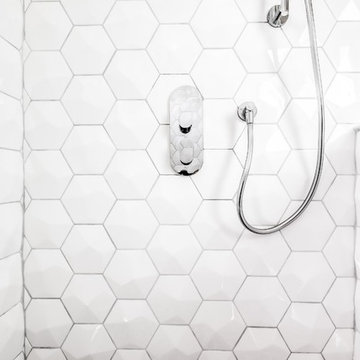 San Jose Master Bathroom Remodel with 3D Tile Installation