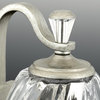 Luxury Crystal Bathroom Vanity Light, Ravenna Series, Antique Silver