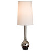 Bulb Vase Lamp, Nickel
