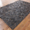 Patchwork Cowhide Area Rug 6x9, P3292-1113