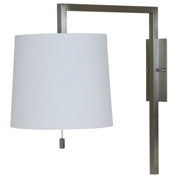 House of Troy WL630 Wall Sconce 1 Light 16" Tall Wall Sconce - Satin Nickel