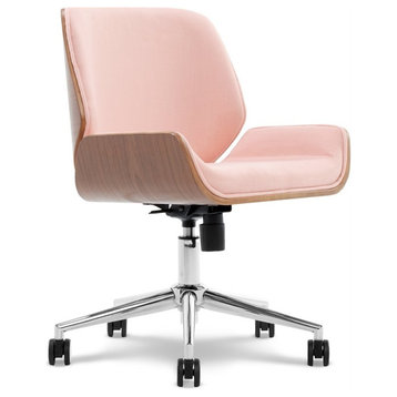 Elle Decor Ophelia Office Chair Blush Pink