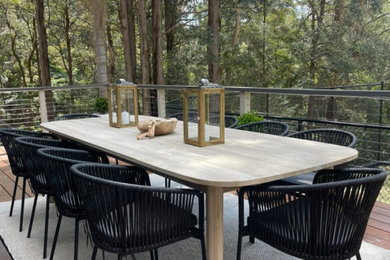Photo of a modern home design in Central Coast.