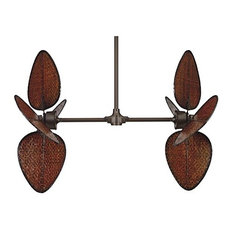 Palisade 52" Fan, Oil Rubbed Bronze, Woven Bamboo Blades