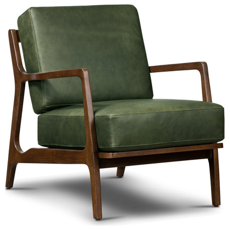 Poly and Bark Verity Lounge Chair, Olivine Green