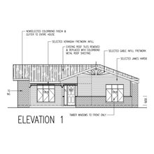 Facade & new plan