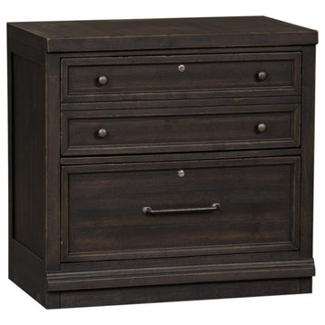Harvest Home Bunching Lateral File Cabinet Chalkboard Finish