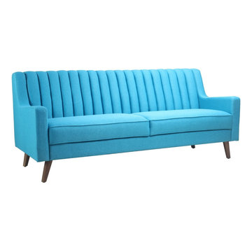 Contemporary Turquoise Sofa