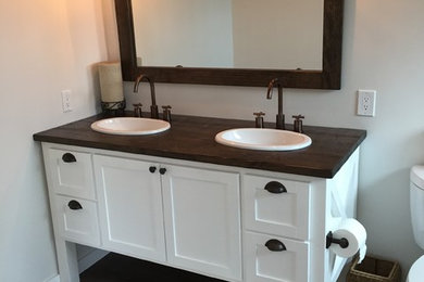 Bathroom Double Vanity & Mirror Build