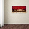 'Parade of Red Trees II' Canvas Art by Rio