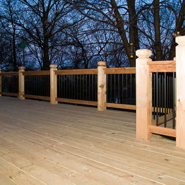 Brown - Pressure treated deck in Kansas City