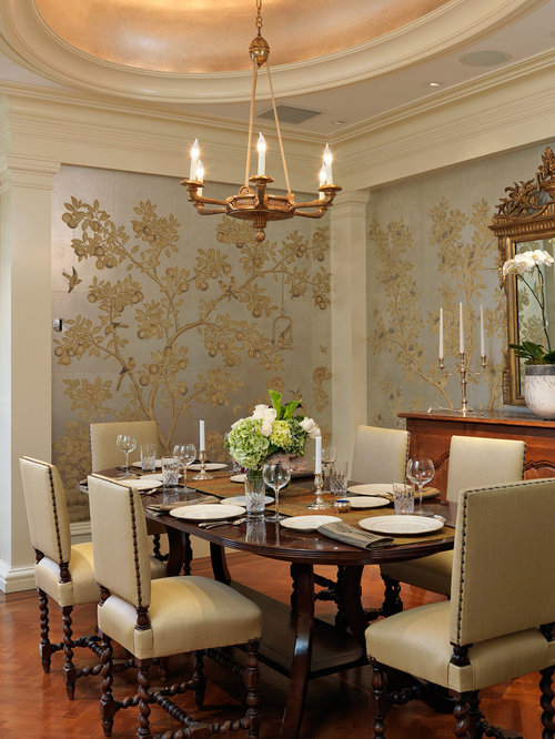 Dining Room Wallpaper Home Design Ideas, Renovations & Photos