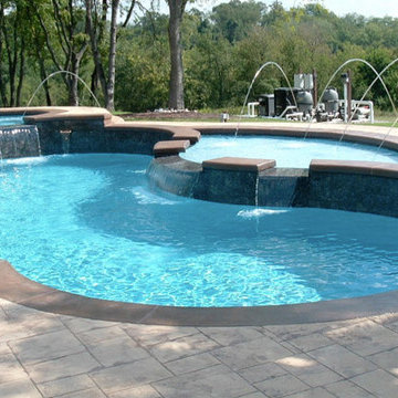 Trilogy Pools with Tanning Ledges