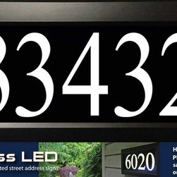 Address LED - illuminated house numbers - House Numbers